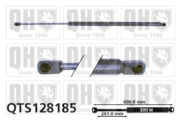 QUINTON HAZELL Газовая пружина, крышка багажник QTS128185